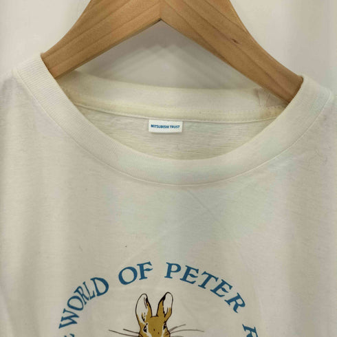 90s シングルステッチ THE WORLD OF PETER RABBIT ピーターラビット Tシャツ メンズ FREE