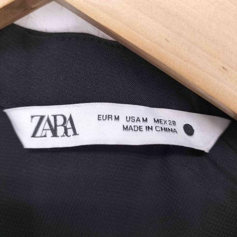 ザラ ZARA スリットノースリーブドレス レディース import:M