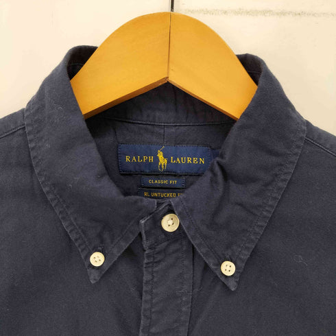 ラルフローレン RALPH LAUREN CLASSIC FIT RL UNTUKED FIT 半袖シャツ メンズ import:M