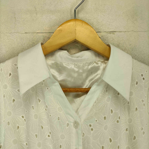 プロポーションバイボディードレッシング PROPORTION BODY DRESSING カットワーク刺繍シャツワンピース レディース JPN:S