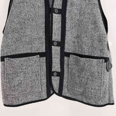フィルマム FIRMUM 23AW ヘリンボーン ウール ツイード ベスト レディース import:XS