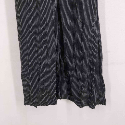 ジョーンズニューヨーク JONES NEW YORK レーヨン混ストライプロングノースリーブシャツワンピース レディース 8P