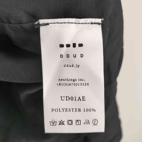DDUD ポリエステルライトタフタ 高温高圧製品染め ボトルネックブルゾン メンズ JPN:5