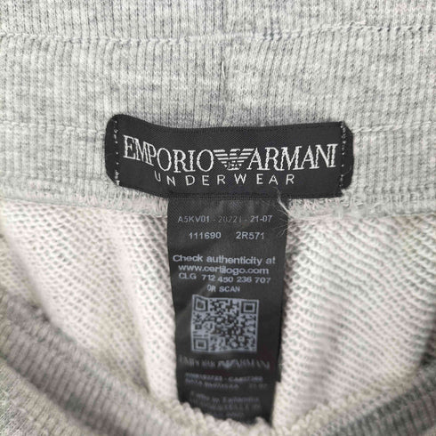 エンポリオアルマーニ EMPORIO ARMANI ロゴワッペン付き スウェットパンツ レディース S
