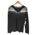 アルマーニエクスチェンジ ARMANI EXCHANGE Y2K フェザープリント ロングスリーブ Vネック Tシャツ メンズ XS