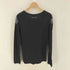 アルマーニエクスチェンジ ARMANI EXCHANGE Y2K フェザープリント ロングスリーブ Vネック Tシャツ メンズ XS