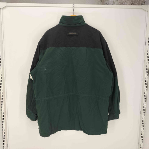 エディーバウアー Eddie Bauer OUTDOOR OUTFITTERS 裏地フリース スイッチングカラー コットン ナイロン ジャケット メンズ import:XL