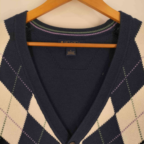 ブルックスブラザーズ BROOKS BROTHERS アーガイル ニットカーディガン メンズ JPN:L