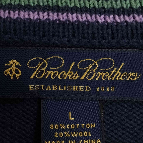 ブルックスブラザーズ BROOKS BROTHERS アーガイル ニットカーディガン メンズ JPN:L