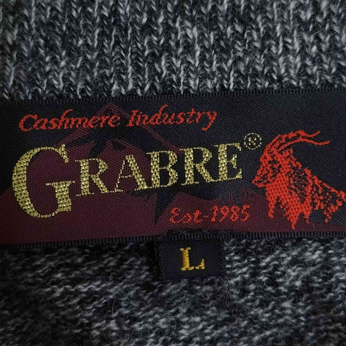 grabre カシミヤ100% Vネックセーター メンズ import:L