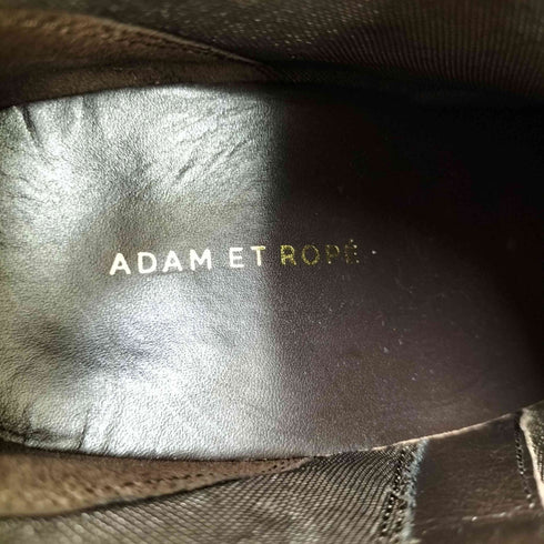 アダムエロペ Adam et Rope レザーヒールブーツ レディース 39