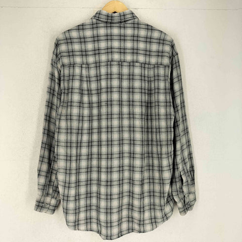 クレイボーン Claiborne 90s- レーヨンシルク 1ポケットチェックシャツ メンズ S