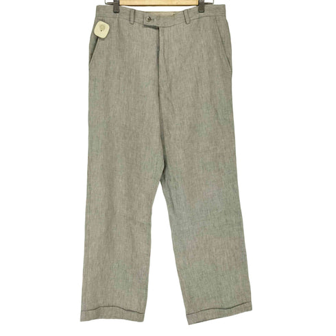 アヴァンティ AVANTI UOMO リネン100 スラックス メンズ W34