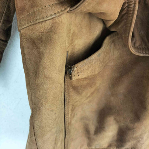 genuine leather THERMOLITE リアルスエードカーコート メンズ M