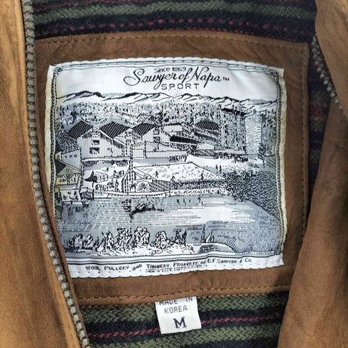 genuine leather THERMOLITE リアルスエードカーコート メンズ M