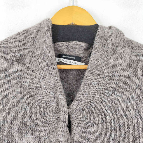 パドカレ pas de calais アルパカ混 Vネックセーター レディース JPN:38