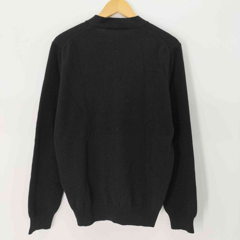 プレイコムデギャルソン PLAY COMME des GARCONS AD2021/7 V-Neck Cardigan With Red Small Emblem TOP紡毛ラムウール天竺 カーディガン メンズ JPN:L