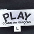プレイコムデギャルソン PLAY COMME des GARCONS AD2021/7 V-Neck Cardigan With Red Small Emblem TOP紡毛ラムウール天竺 カーディガン メンズ JPN:L
