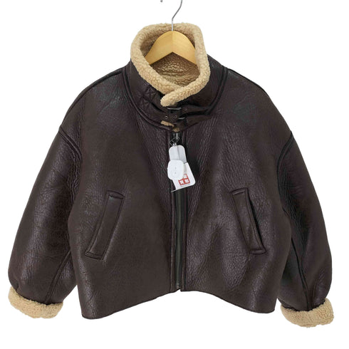 ブラックバイマウジー BLACK by moussy B3 fake mouton coat フェイクムートン コート レディース JPN:1