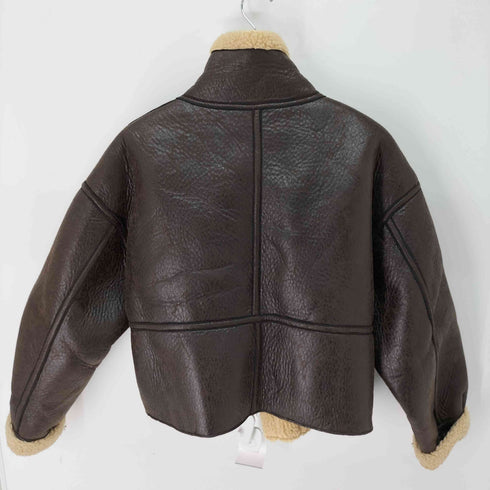 ブラックバイマウジー BLACK by moussy B3 fake mouton coat フェイクムートン コート レディース JPN:1