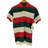 ポロバイラルフローレン Polo by RALPH LAUREN 90s ポニー刺繍ボーダー鹿の子ポロシャツ メンズ import:S