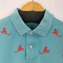 ポロバイラルフローレン Polo by RALPH LAUREN 90s CUSTOM FIT サソリ柄 鹿の子ポロシャツ メンズ import:L
