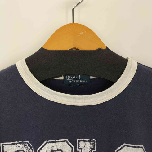 ポロバイラルフローレン Polo by RALPH LAUREN 90s プリントリンガーTシャツ メンズ