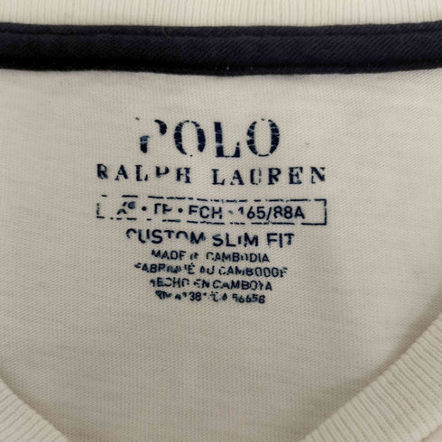 ポロラルフローレン POLO RALPH LAUREN CUSTOM SLIM FIT クルーネックS/S Tシャツ レディース 165/88A