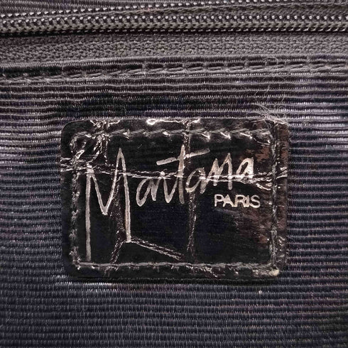 Mantana paris クロコ 型押し パテントレザー ワンショルダー バッグ レディース