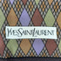 イヴサンローラン Yves Saint Laurent 総柄 ポケットチーフ ハンカチ レディース