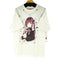 ジップデザイン 女の子プリント Tシャツ メンズ JPN:L