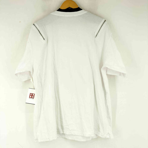 ジップデザイン 女の子プリント Tシャツ メンズ JPN:L