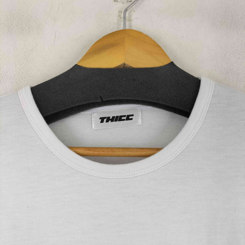 チック THICC 時計デザイン ジップ Tシャツ メンズ
