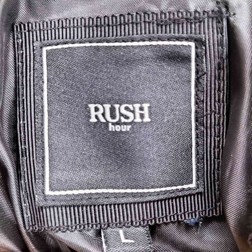 RUSH フードファー ロングダウンコート レディース JPN:L