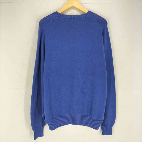 ジェイプレス J.PRESS 刺繍ロゴ クルーネックニットセーター メンズ L