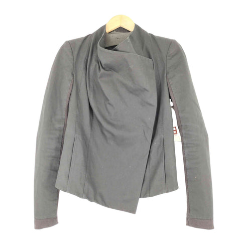 ヘルムートラング HELMUT LANG 変形 ノーカラージャケット レディース import:S