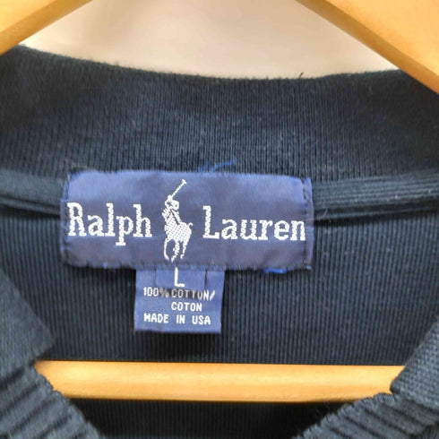 ラルフローレン RALPH LAUREN ポニー刺繍 スキッパー ポロシャツ レディース import:L