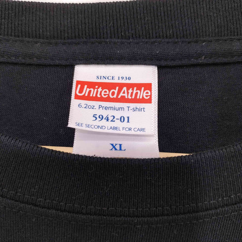 ユナイテッドアスレ UNITED ATHLE ヒップホップ ラップ ビートメイカー ロゴ プリント S/S Tシャツ メンズ JPN:XL
