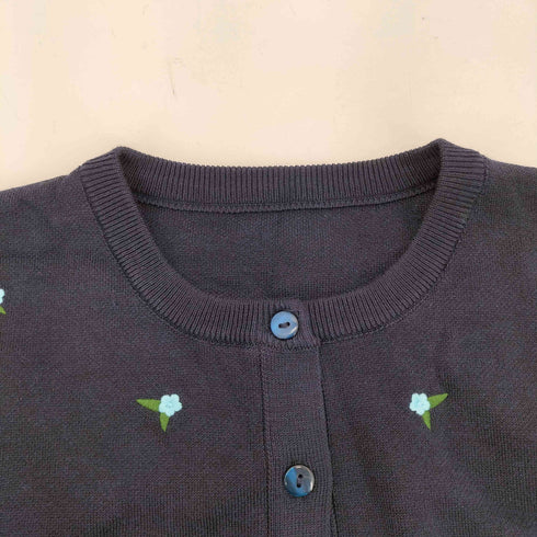 ティティベイト titivate フラワー刺繍 レーヨン混 ニット カーディガン レディース JPN:M
