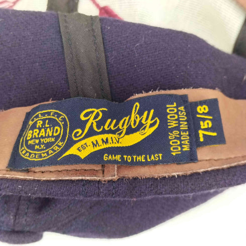 ラグビーラルフローレン Rugby Ralph Lauren USA製 ウールキャップ メンズ
