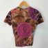 プリーツプリーズイッセイミヤケ PLEATS PLEASE ISSEY MIYAKE 牡丹 花柄 カットソー レディース JPN:3