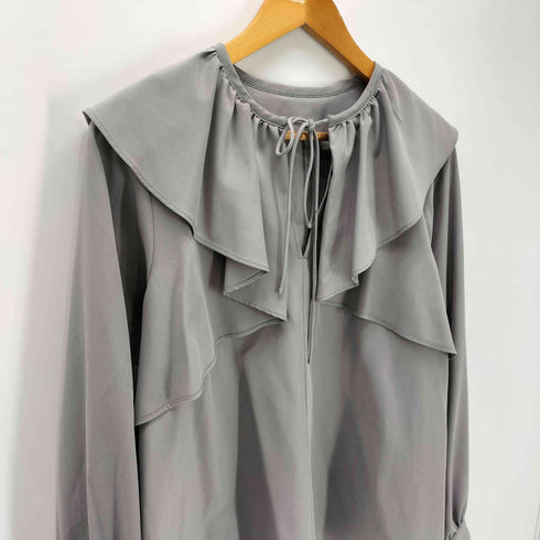 エヌナチュラルビューティーベーシック N.NATURAL BEAUTY BASIC 24SS ケープリボン 長袖 ブラウス レディース JPN:M