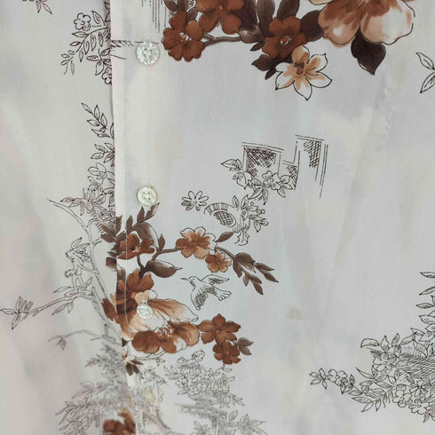 Alfie 70S 花柄シャツ メンズ