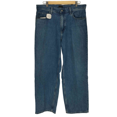ユニクロ UNIQLO 25SS ワイドバギーデニムパンツ メンズ 34