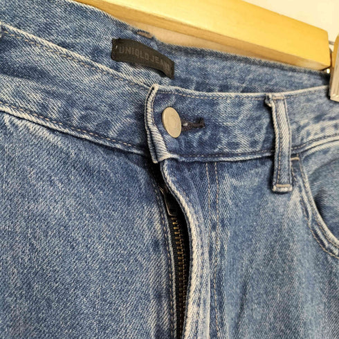 ユニクロ UNIQLO 25SS ワイドバギーデニムパンツ メンズ 34