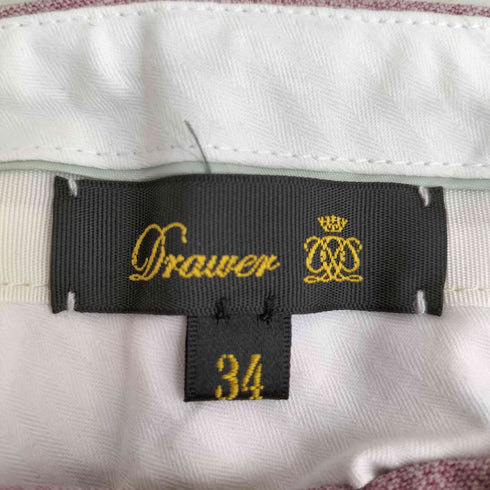 ドゥロワー Drawer ウール シルク メランジ サスペンダーパンツ レディース