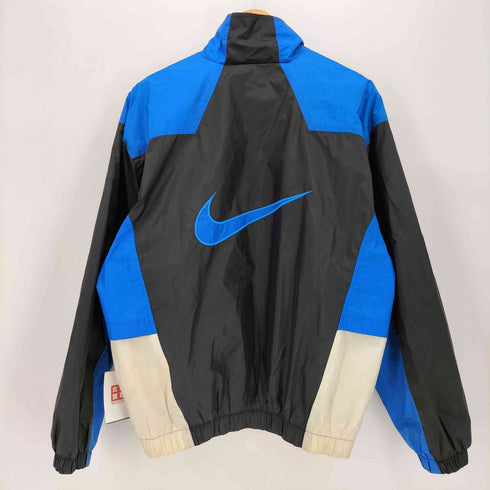 ナイキ NIKE 90S 白タグ センター スウッシュ 刺繍 ナイロン ジャケット メンズ import:M