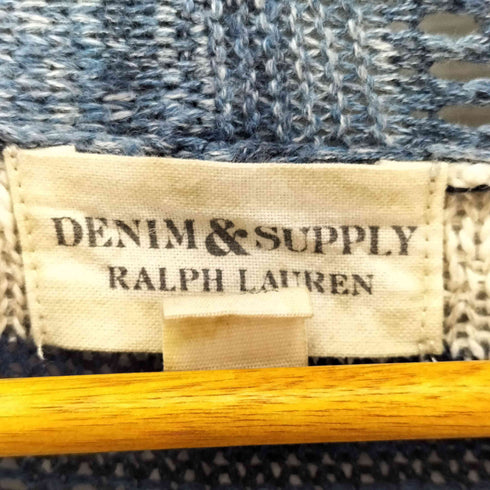 デニムアンドサプライラルフローレン DENIM&SUPPLY RALPH LAUREN コットンリネン フリンジ カーディガン レディース import:L