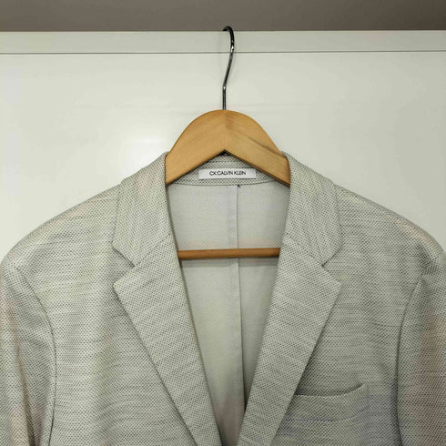 シーケーカルバンクライン ck Calvin Klein リネン混 2B テーラードジャケット メンズ 92~98