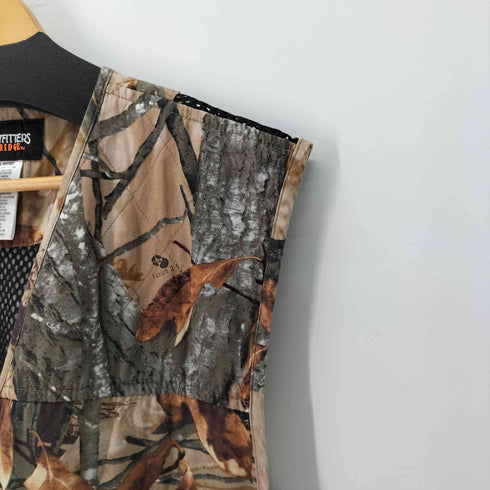 OUTFITTERS RIDGEM リアルツリーカモ 迷彩柄 ハンティング ベスト メンズ 2XL